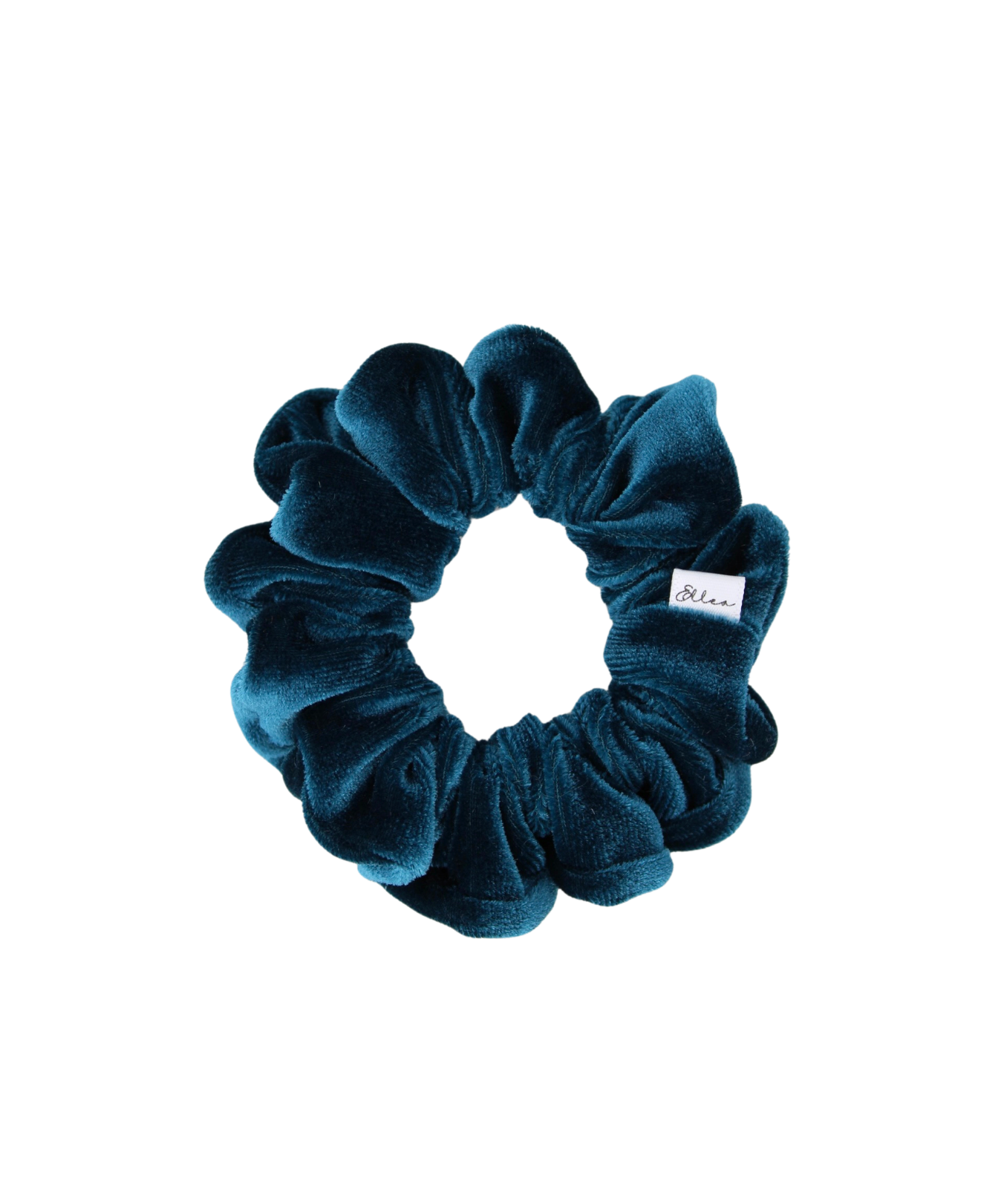 Teal Velvet Scrunchie