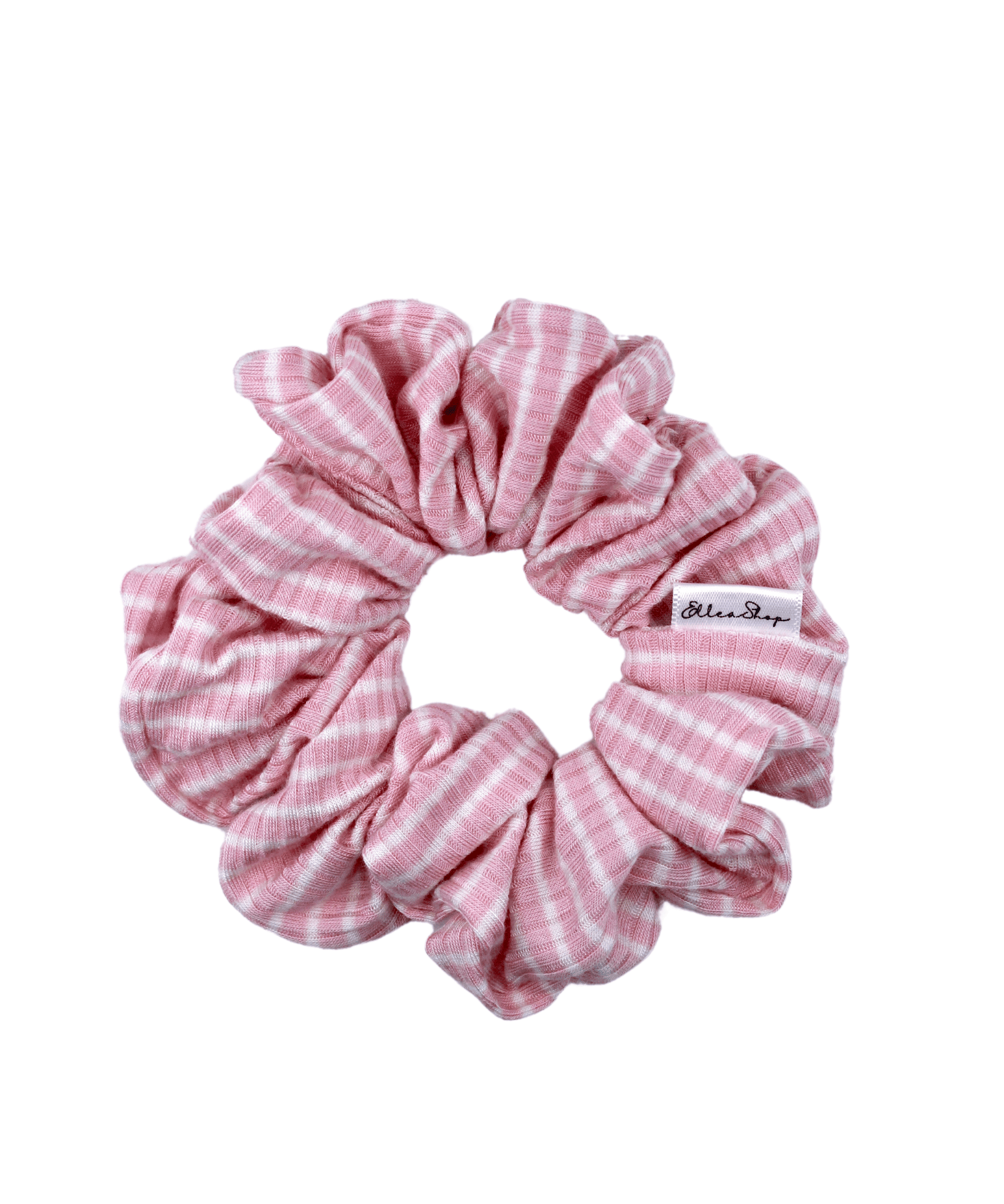 Pink Stripes Scrunchie - ElleaShop