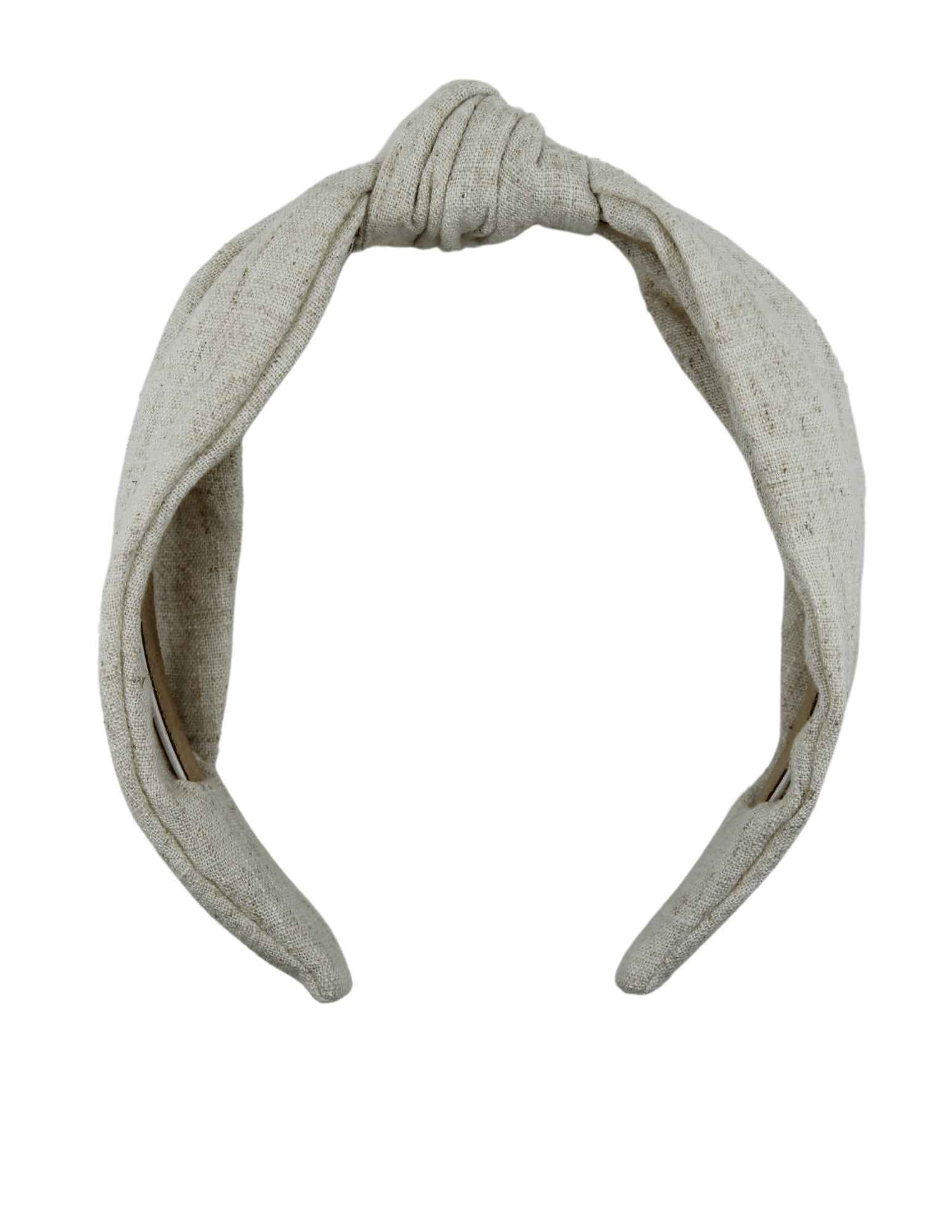 Rustic Linen Knotted Headband - ElleaShop