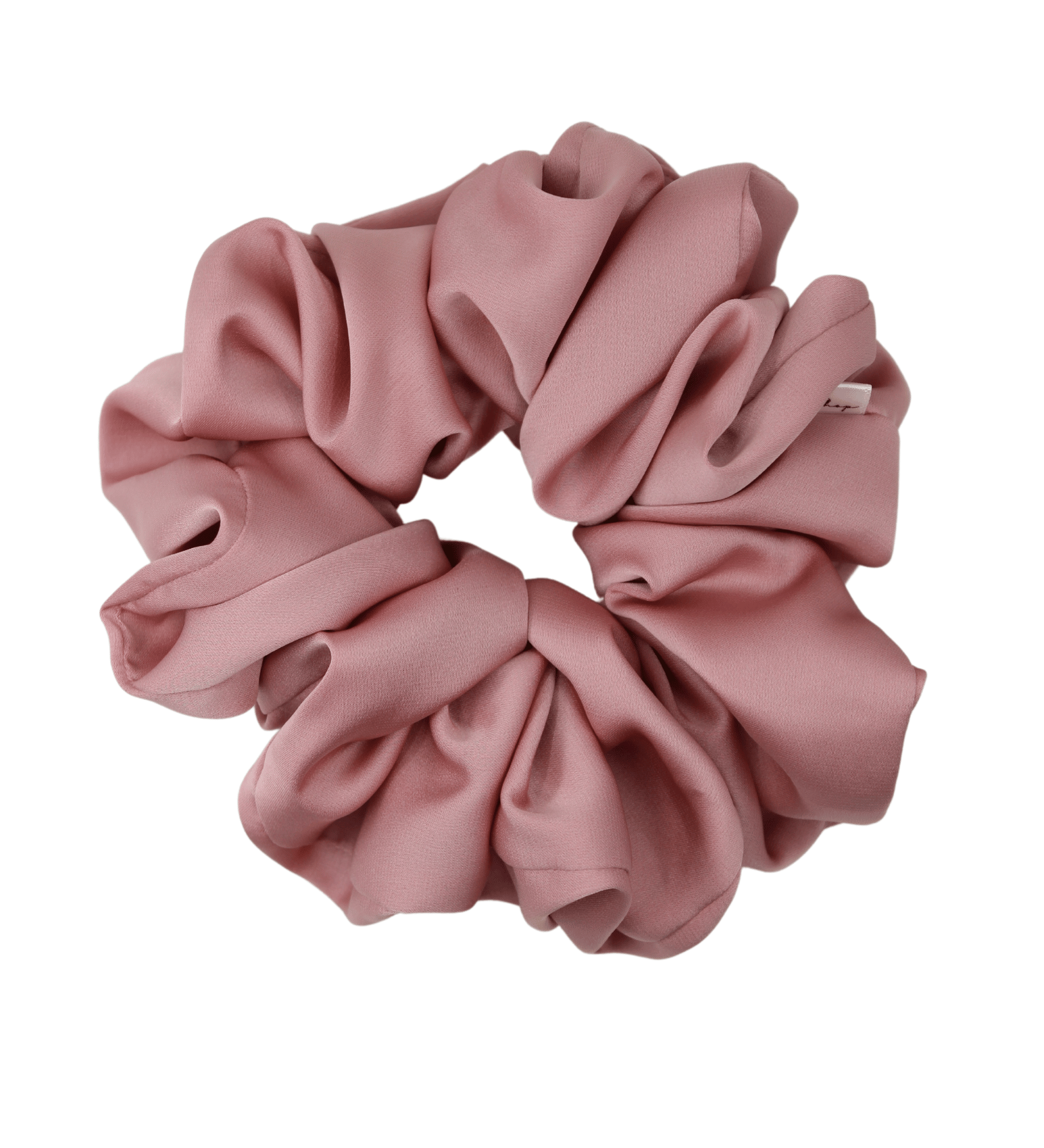 Old Rose Satin Scrunchie - ElleaShop