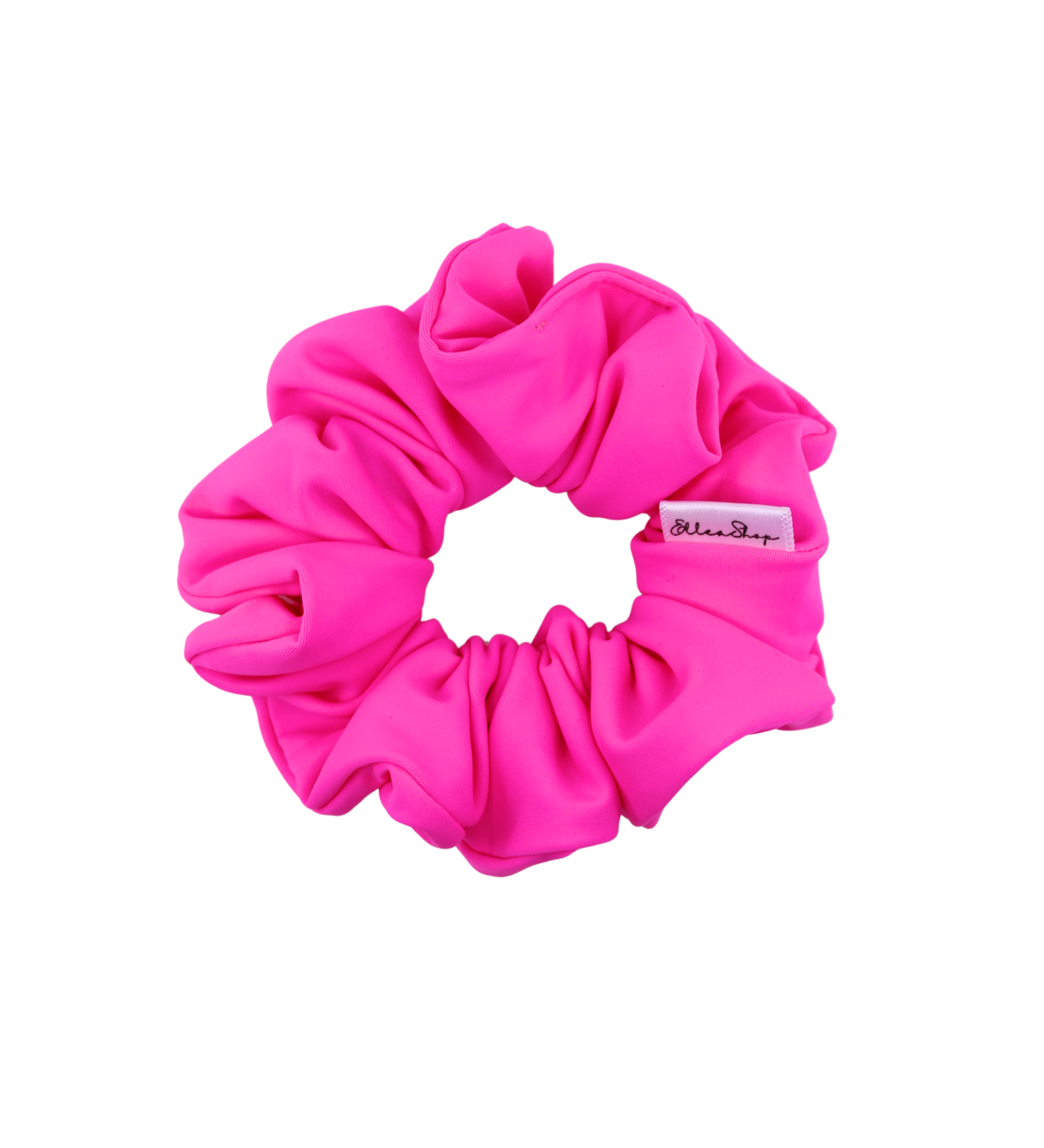 Electric Pink Sport Scrunchie - ElleaShop