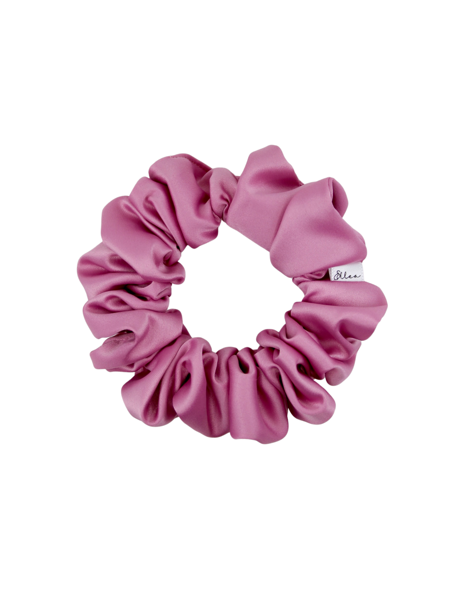 Old Rose Satin Scrunchie - ElleaShop
