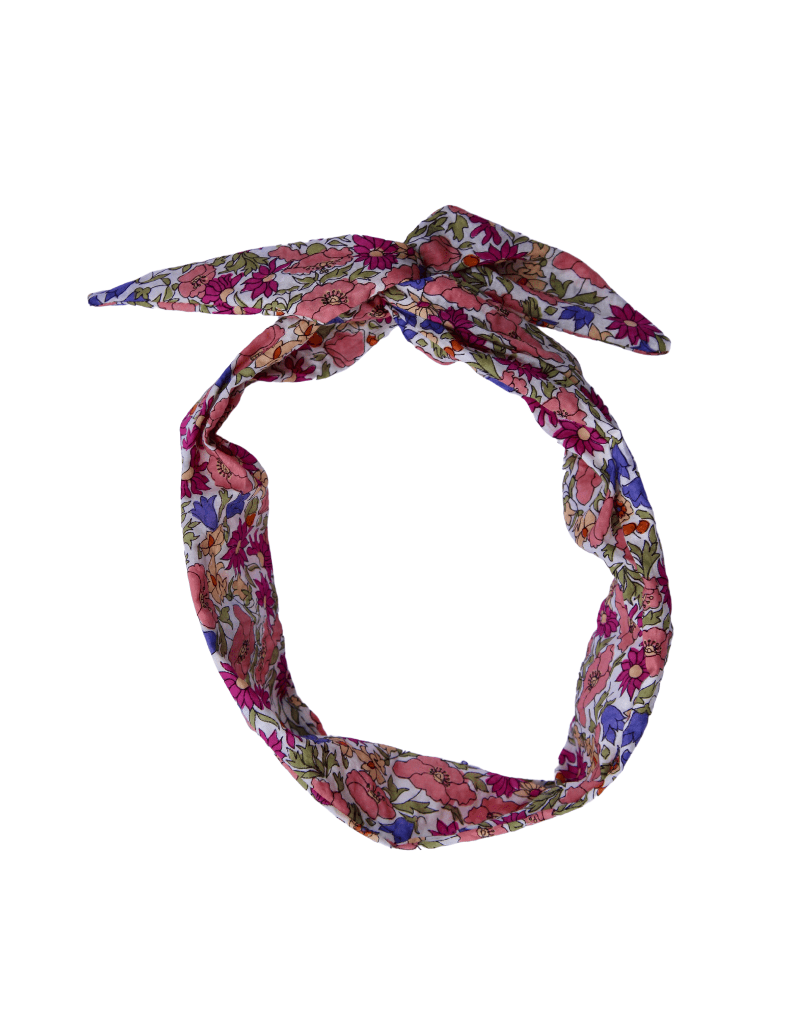 Floral Crinkle Wire Headband - ElleaShop