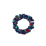 Navy Mistletoe Scrunchie - ElleaShop