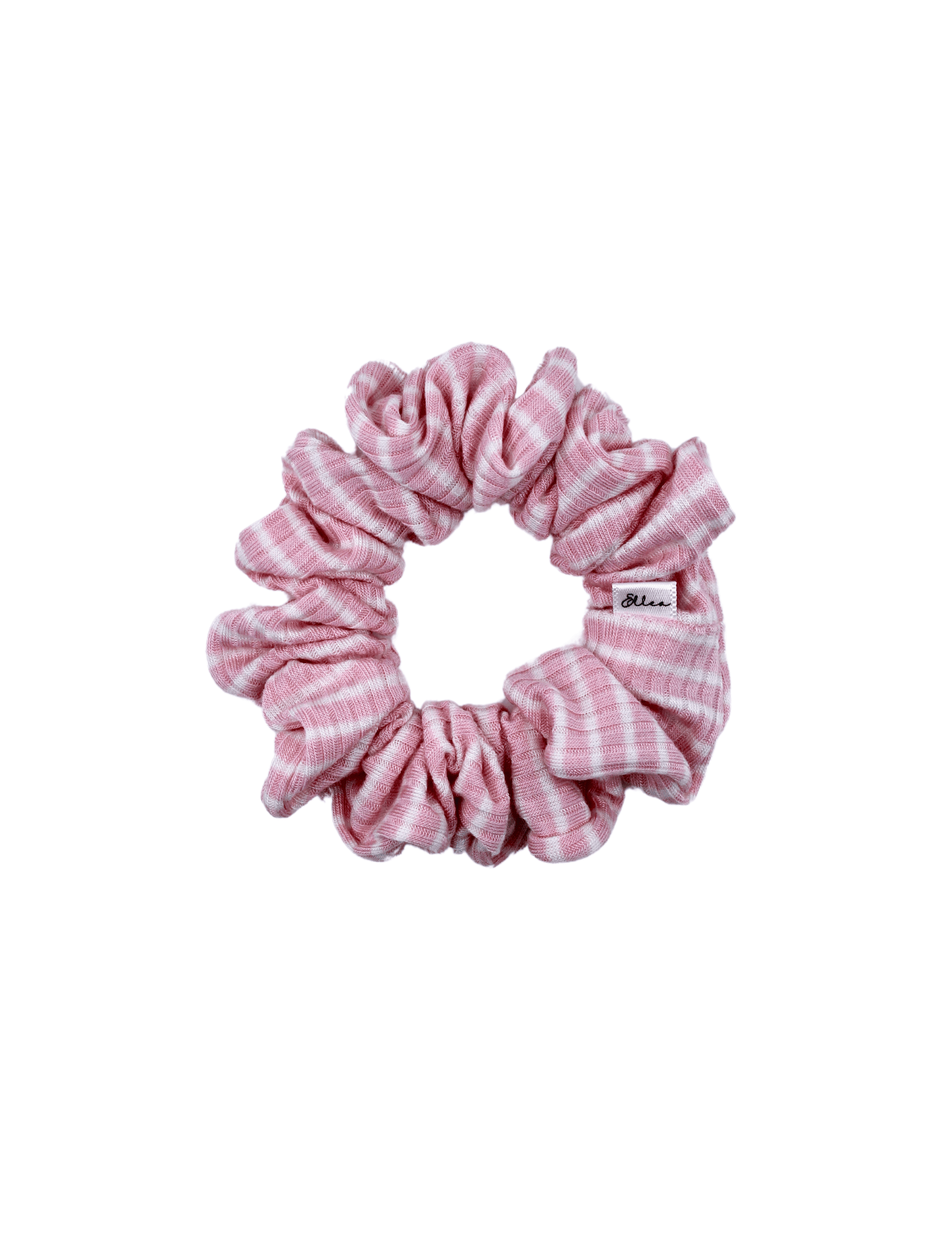Pink Stripes Scrunchie - ElleaShop