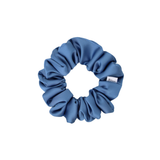 Blue Allure Luxe Satin Scrunchie - ElleaShop