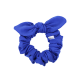 Royal Blue Bow Scrunchie - ElleaShop