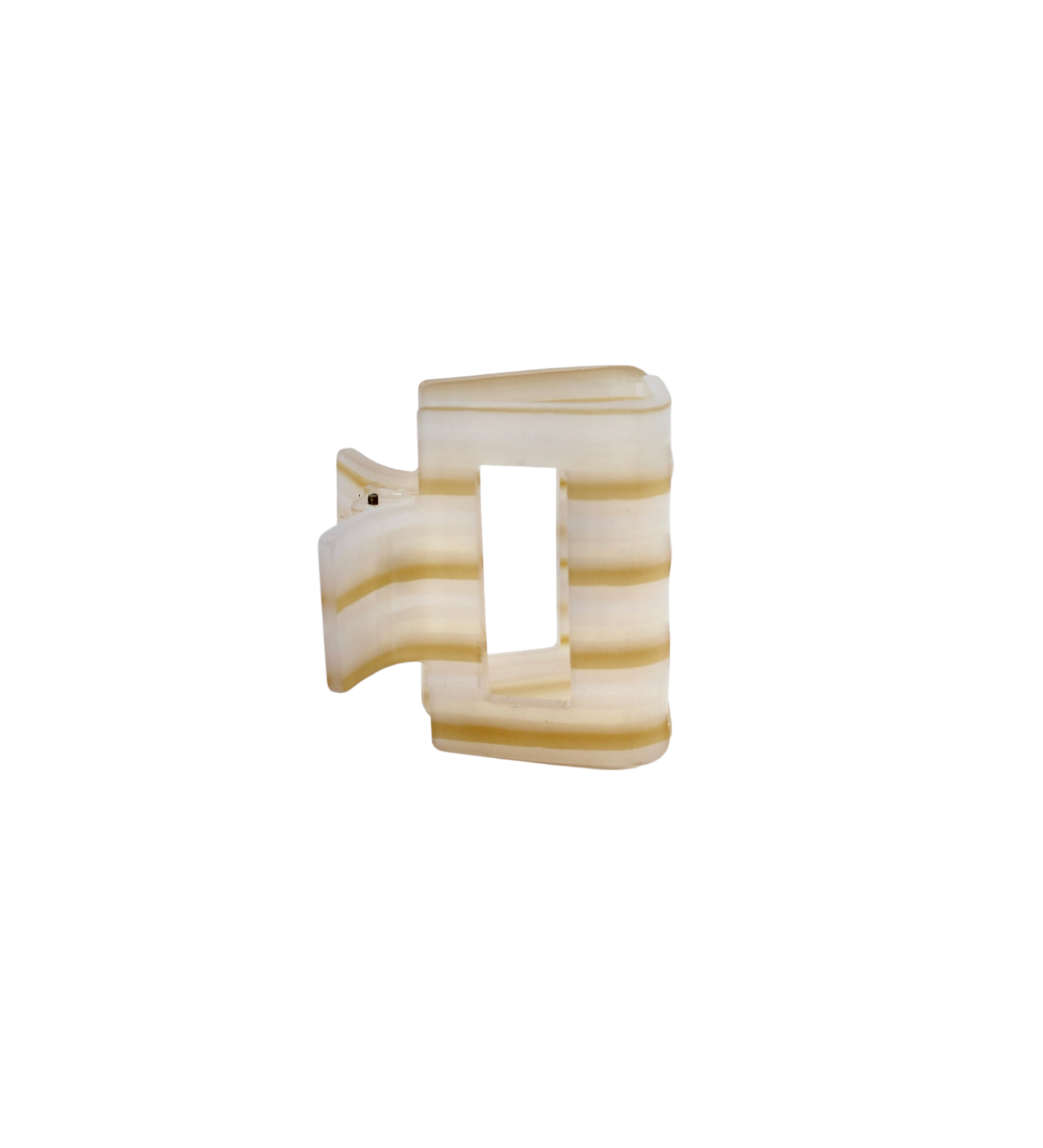 Candy Stripe Mini Claw Clip - ElleaShop