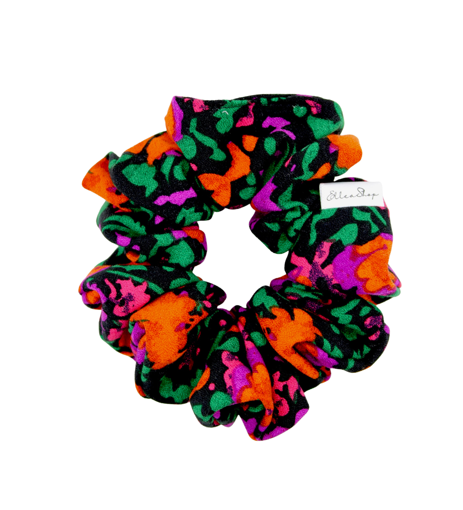 Tropical Flowers Scrunchie - ElleaShop