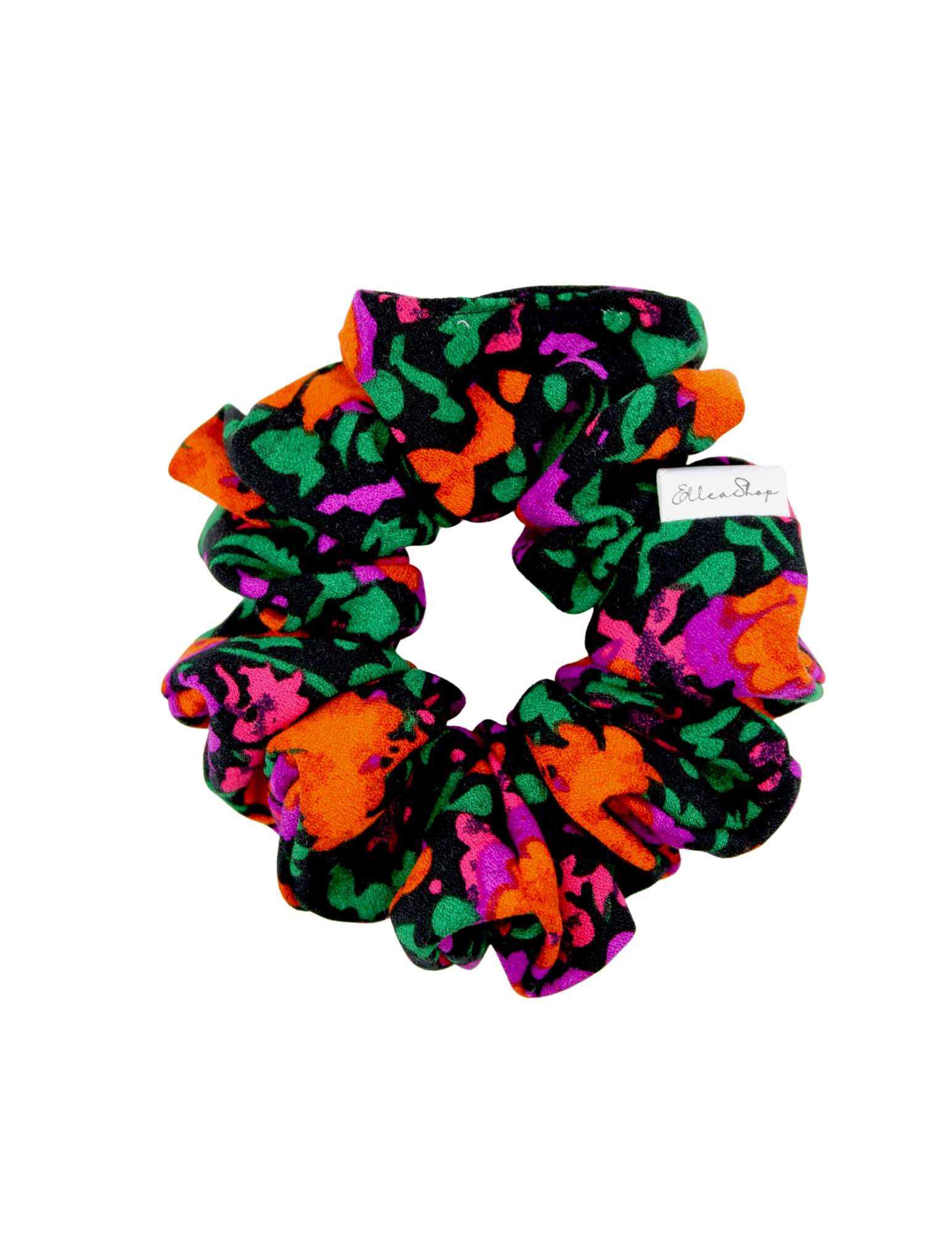 Tropical Flowers Scrunchie - ElleaShop