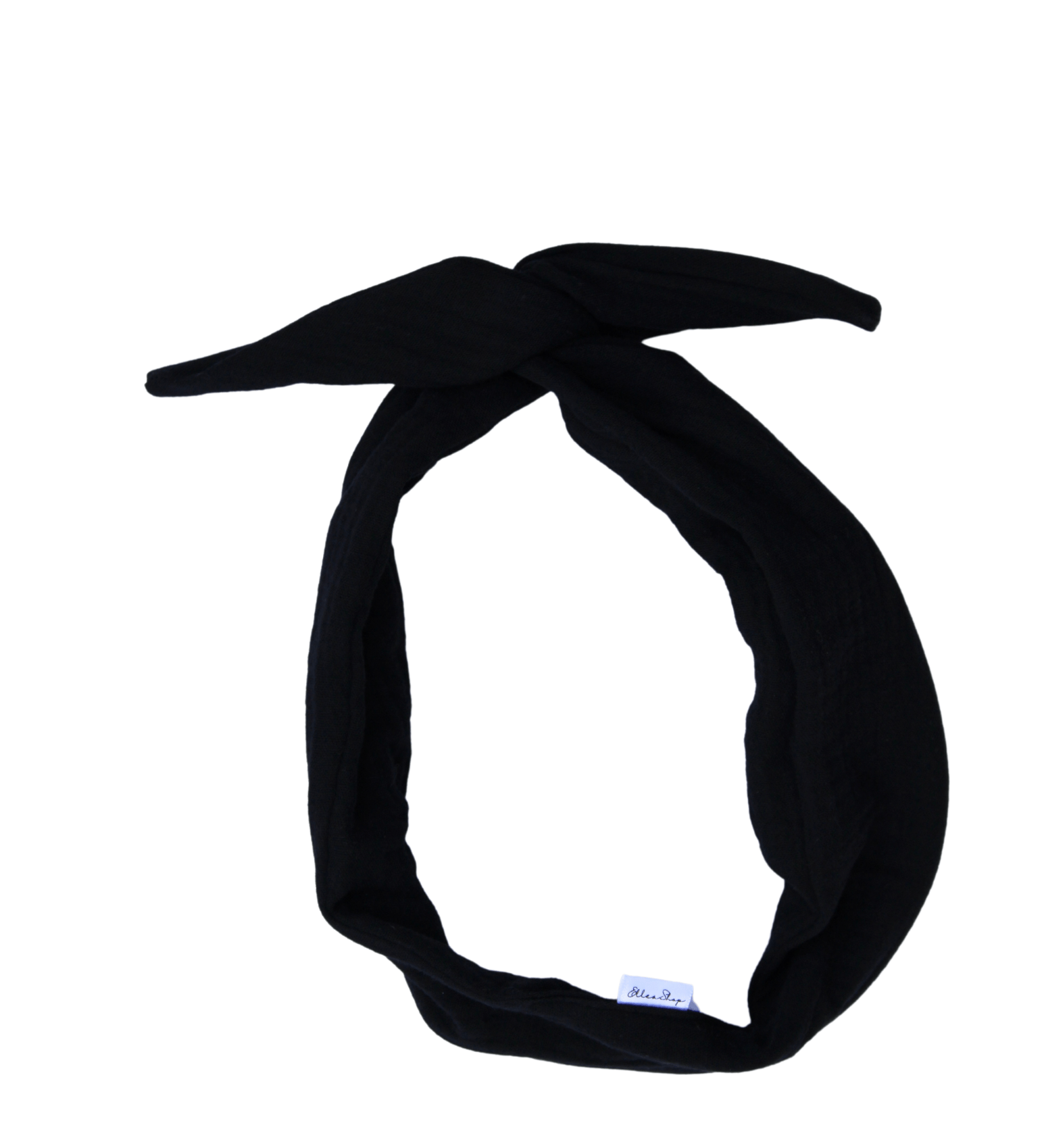 Black Muslin Wire Headband - ElleaShop