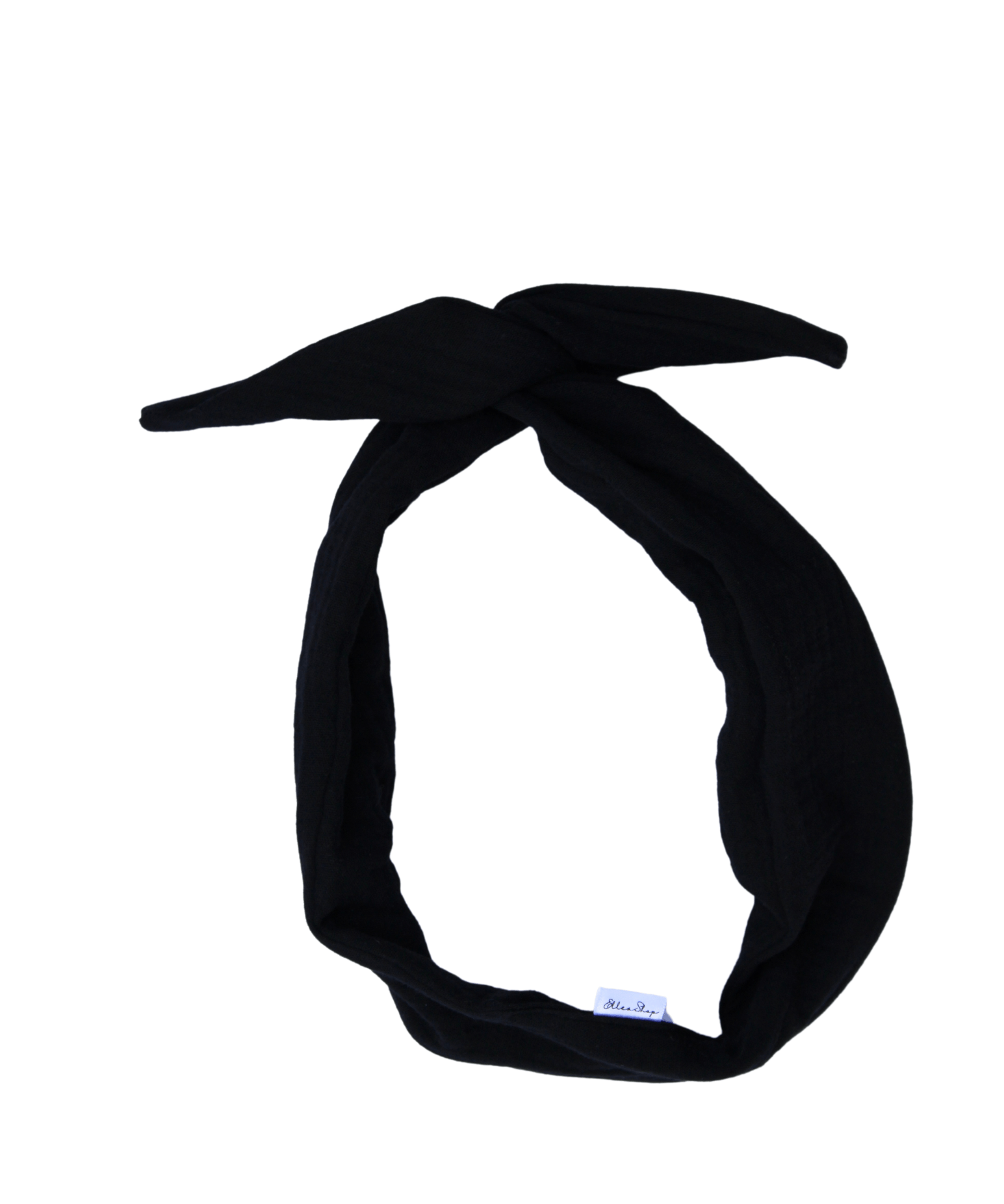 Black Muslin Wire Headband - ElleaShop