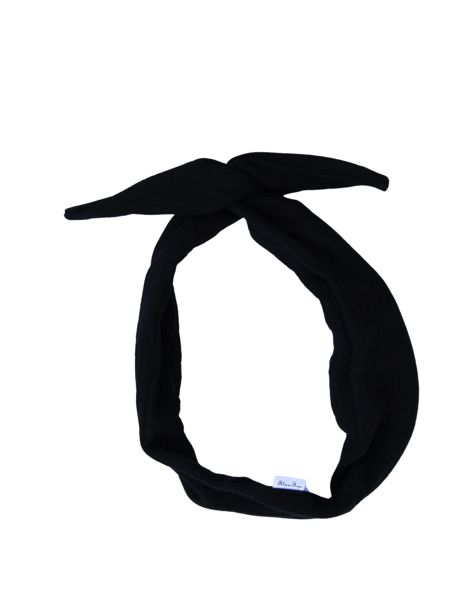 Black Muslin Wire Headband - ElleaShop