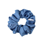Blue Allure Luxe Satin Scrunchie - ElleaShop