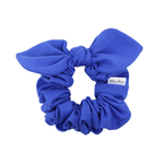 Royal Blue Bow Scrunchie - ElleaShop