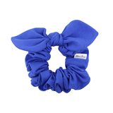 Royal Blue Bow Scrunchie - ElleaShop