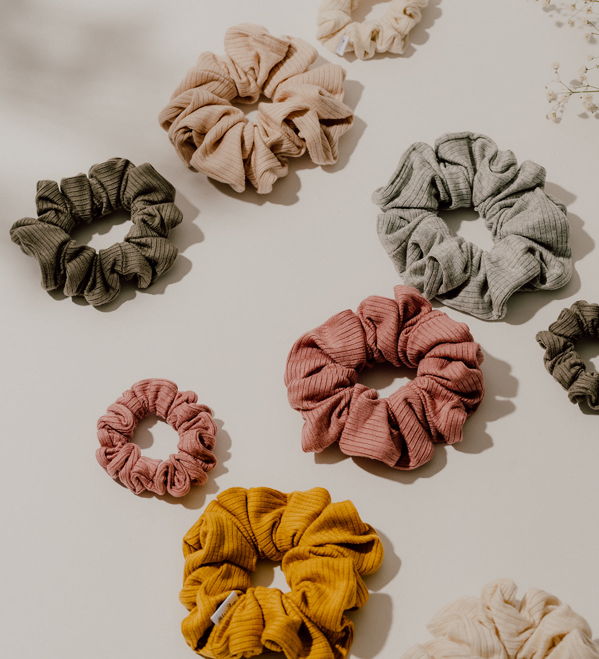 The Soft Ribbed Scrunchie - ElleaShop