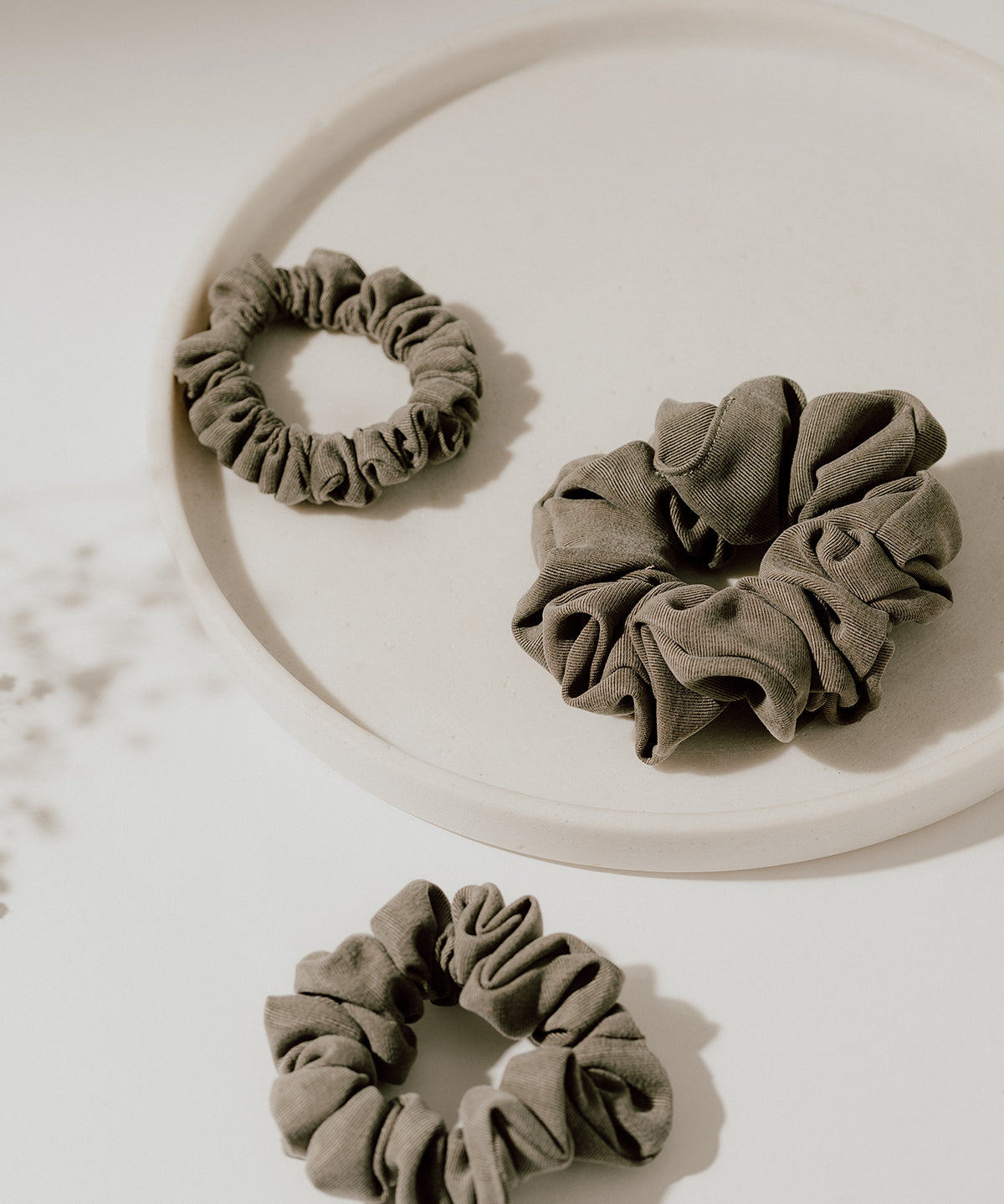 Olive Eco-Friendly Scrunchie - ElleaShop