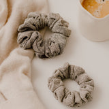 Grey Wool Scrunchie - ElleaShop