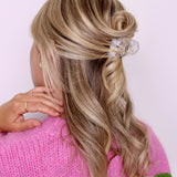 Golden Glow Mini Claw Clip