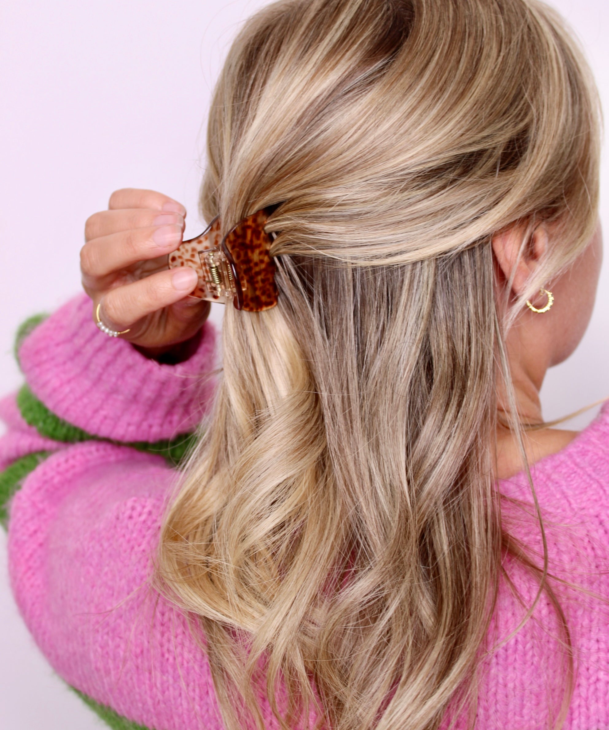 Amber Shell Mini Claw Clip - ElleaShop