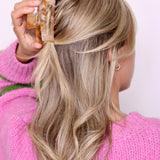 Golden Amber Small Claw Clip
