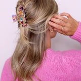 Pastel Confetti Small Claw Clip