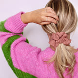 Clay Stria Scrunchie - ElleaShop