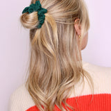 Spruce Ribbed Scrunchie - ElleaShop