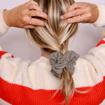 Moss Muslin Scrunchie - ElleaShop