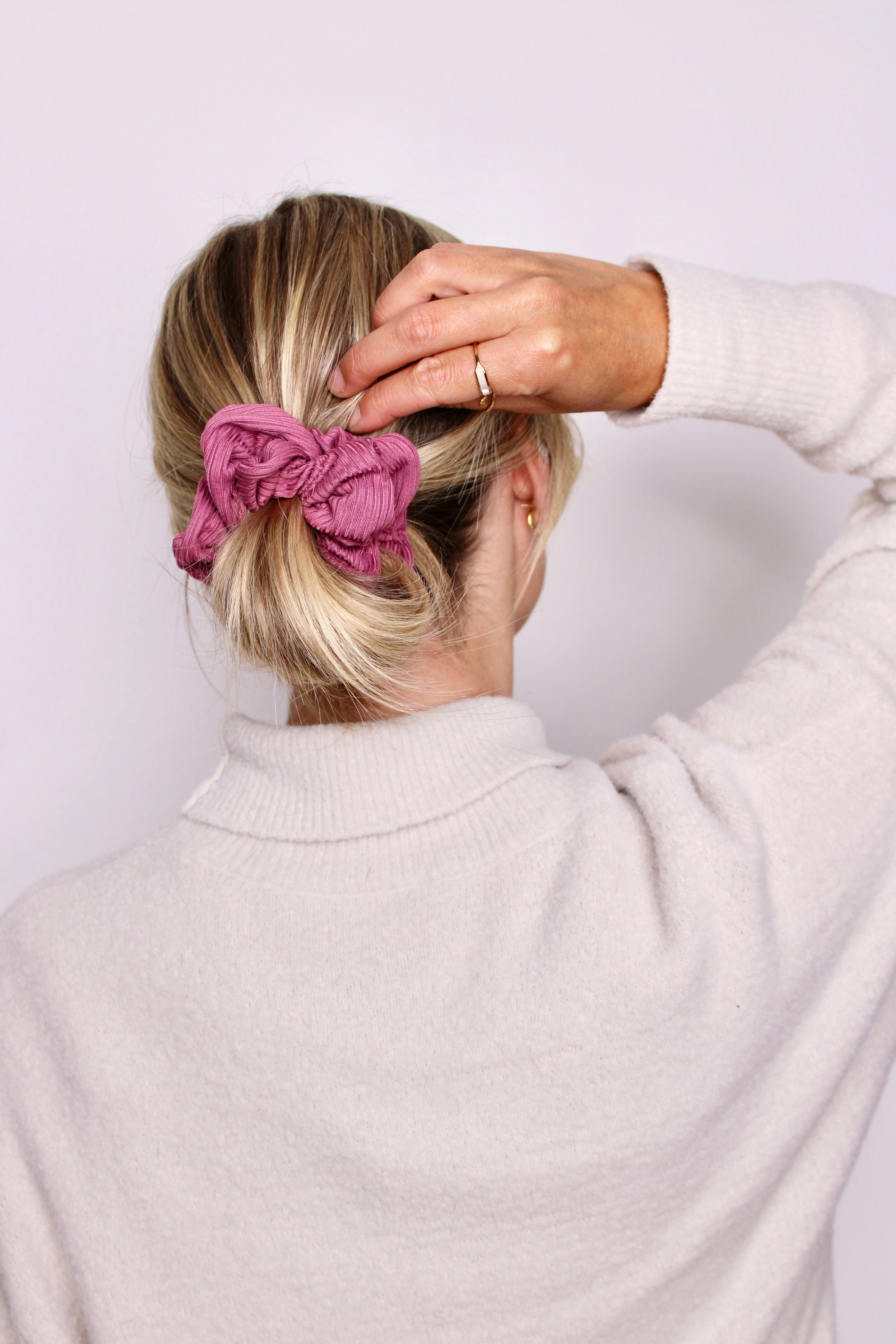 Berrylicious Soft Ribbed Scrunchie - ElleaShop