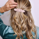 Champagne Glow Scrunchie Clip