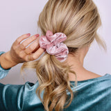 Rosé Velvet Scrunchie