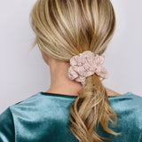 Champagne Glow Scrunchie