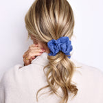 Cornflower Sweater Scrunchie - ElleaShop