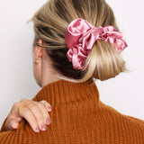 Sugarblush Shiny Satin Scrunchie