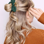Dark Forest Bow Scrunchie - ElleaShop