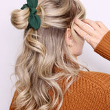 Dark Forest Bow Scrunchie - ElleaShop