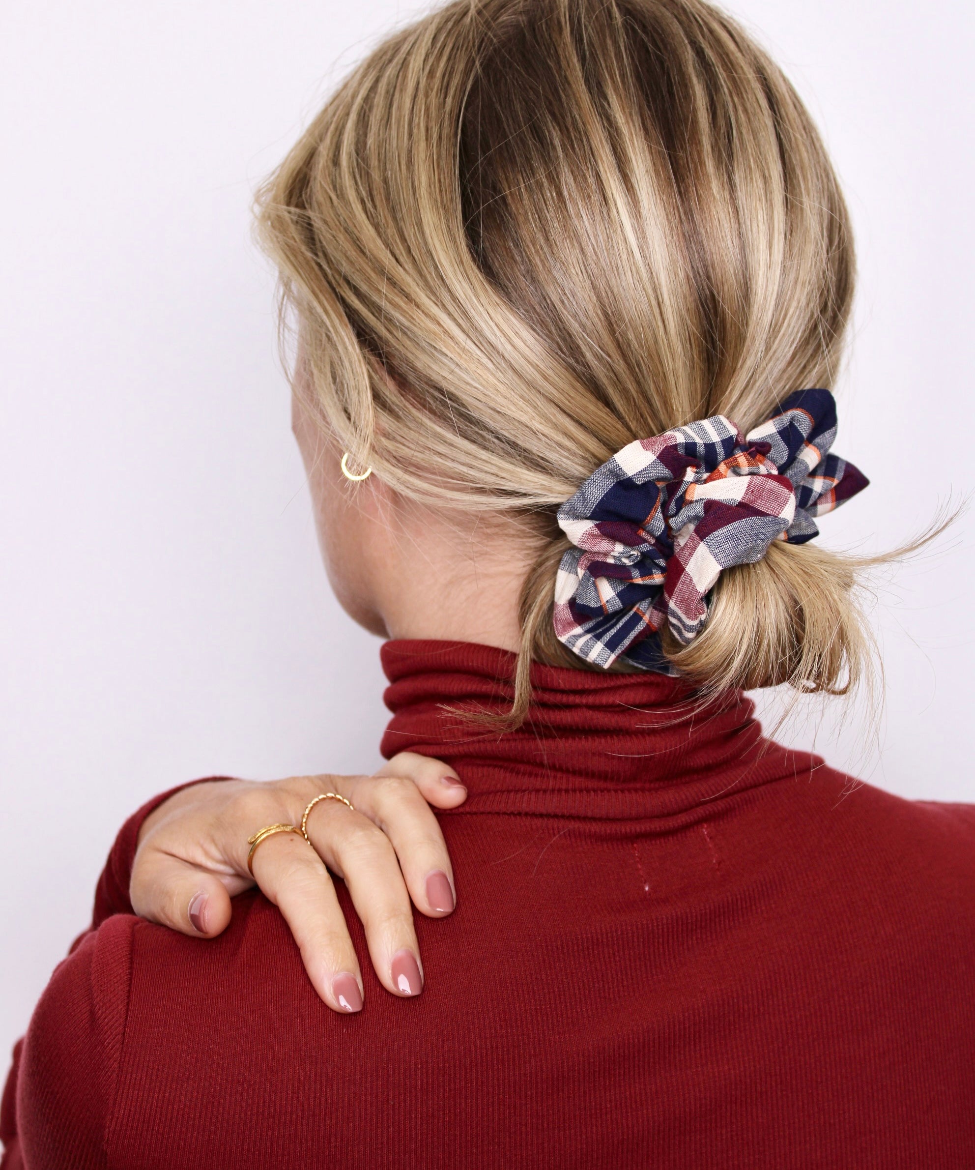 Maplewood Cotton Scrunchie - ElleaShop