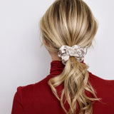 Sand Satin Scrunchie