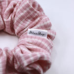 Pink Stripes Scrunchie - ElleaShop