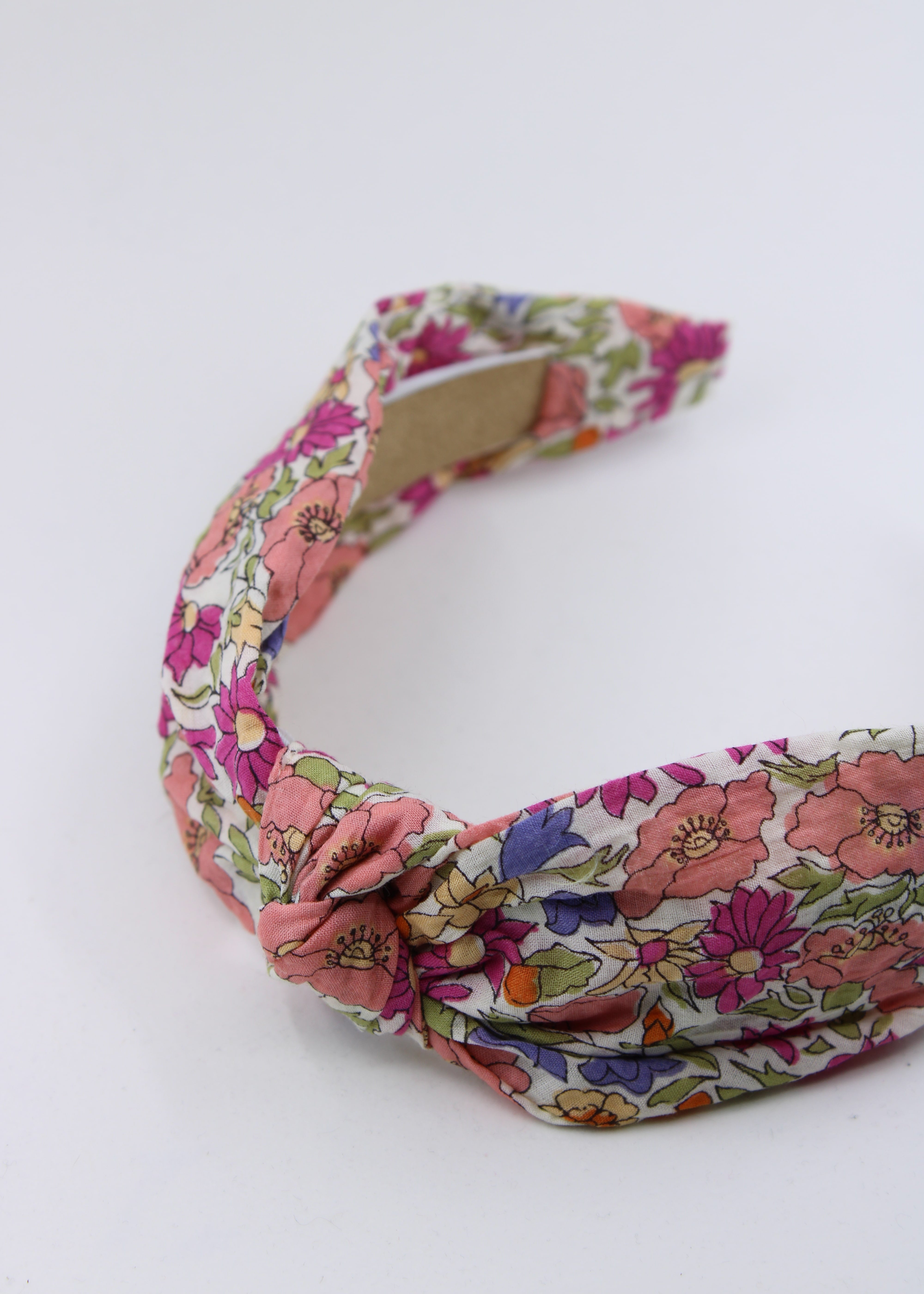 Floral Crinkle Knotted Headband - ElleaShop