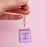 Bookworm Keychain