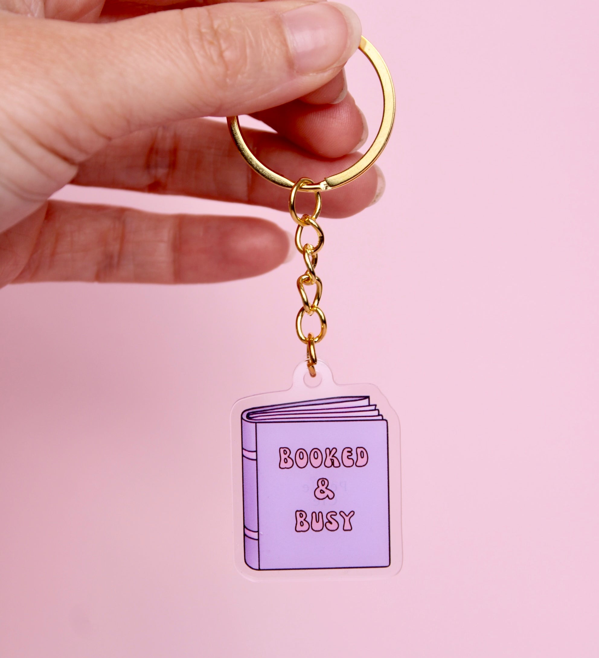 Bookworm Keychain - ElleaShop