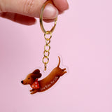 Dachshund Keychain