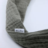 Moss Muslin Wire Headband