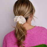 Creamy Corduroy Scrunchie