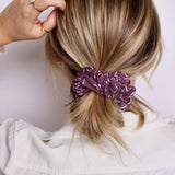Purple Hearts Scrunchie - ElleaShop