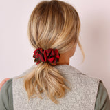 Winter Plaid Scrunchie