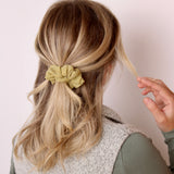 Shiny Gold Scrunchie